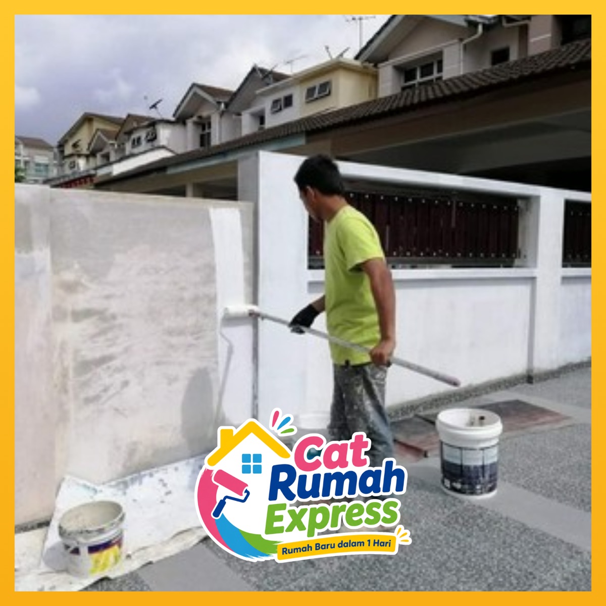 Kerja cat rumah 1 — Cat Rumah Malaysia